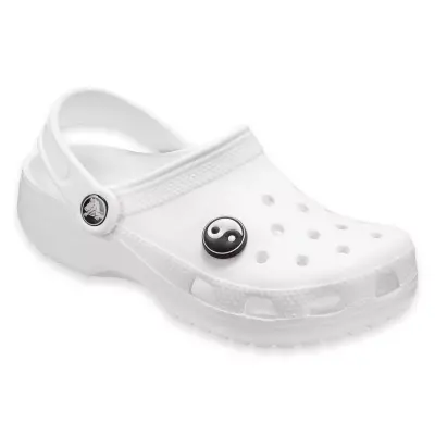 Crocs Jibbitz Charms 1 Adet Siyah-Beyaz Unisex Trend - 2