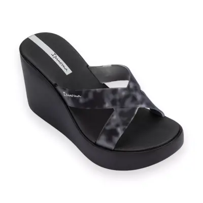 Ipanema 83520 High Fashion Slide Fem Plat Siyah Kadın Terlik - 1