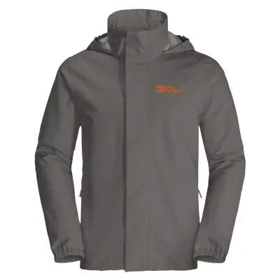 Jack Wolfskin 1111142 Stormy Point 2L Jkt M Gri Erkek Mont - 3