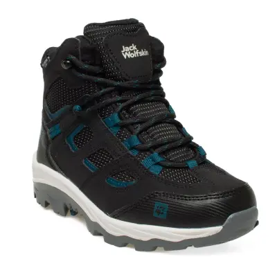 Jack Wolfskin 4042181 Vojo Texapore Mid K Siyah Çocuk Bot - 1