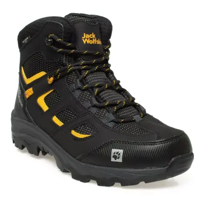 Jack Wolfskin 4042181 Vojo Texapore Mid K Siyah-Sarı Unisex Bot - 1