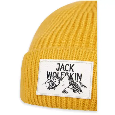 Jack Wolfskin A61610 Badge Beanie Bere Sarı Unisex Bere - 2