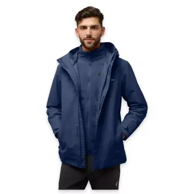 Jack Wolfskin A61864 Altenberg 3In1 Jkt M Erkek Mont - 1