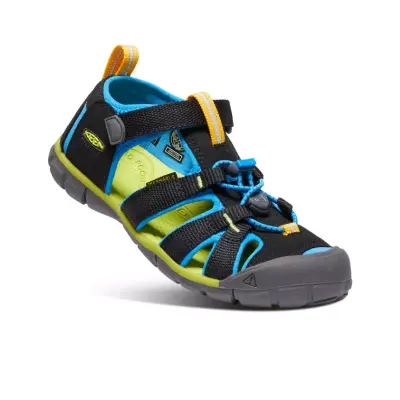 Keen 1020690 Seacamp Ii Cnx Outdoor Siyah-Mavi Çocuk Sandalet - 4