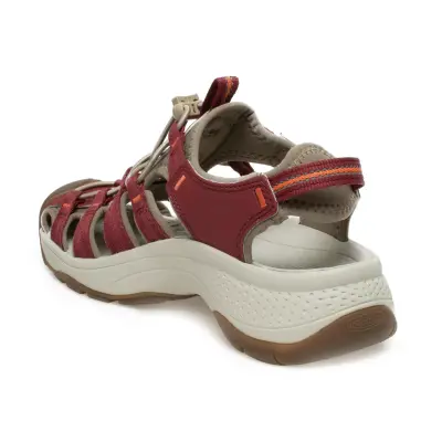 Keen 1027164 Astoria West Outdoor Bordo Kadın Sandalet - 4