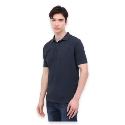 Lumberjack Bs20 Bsc Polo Mavi Erkek T-Shirt - 1