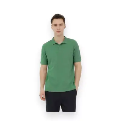 Lumberjack Ct953 101079283 Basic Polo Yeşil Erkek T-Shirt 