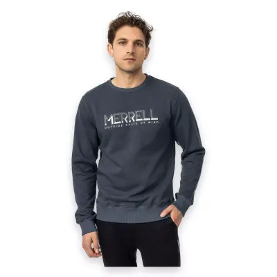 Merrell M25Smithm Outdoot Sweat Gri Erkek Sweatshirt 