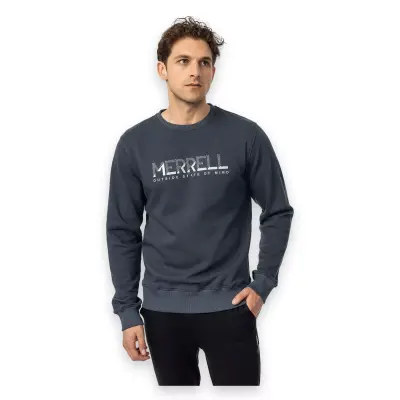 Merrell M25Smithm Outdoot Sweat Gri Erkek Sweatshirt - 2