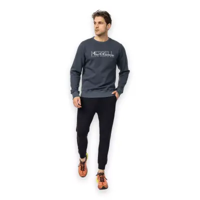 Merrell M25Smithm Outdoot Sweat Gri Erkek Sweatshirt - 4