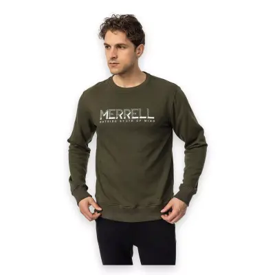 Merrell M25Smithm Outdoot Sweat Haki Erkek Sweatshirt 