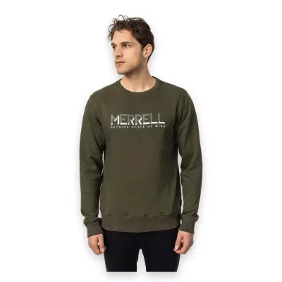 Merrell M25Smithm Outdoot Sweat Haki Erkek Sweatshirt - 5