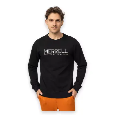 Merrell M25Smithm Outdoot Sweat Siyah Erkek Sweatshirt 