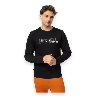 Merrell M25Smithm Outdoot Sweat Siyah Erkek Sweatshirt - 3