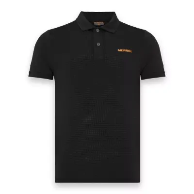 Merrell Pro Polo Yaka Kısa Kollu Siyah Erkek T-Shirt - 1