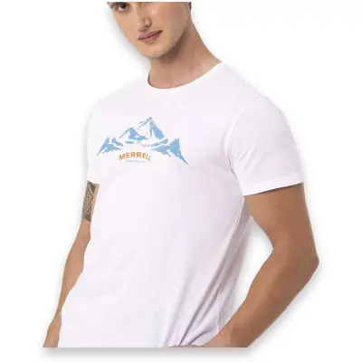 Merrell Taurus M Kısa Kollu Beyaz Erkek T-Shirt - 2