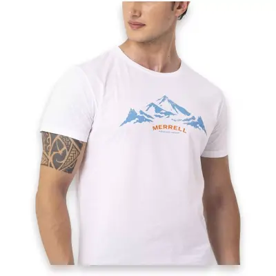 Merrell Taurus M Kısa Kollu Beyaz Erkek T-Shirt - 3