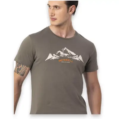 Merrell Taurus M Kısa Kollu Haki Erkek T-Shirt - 4