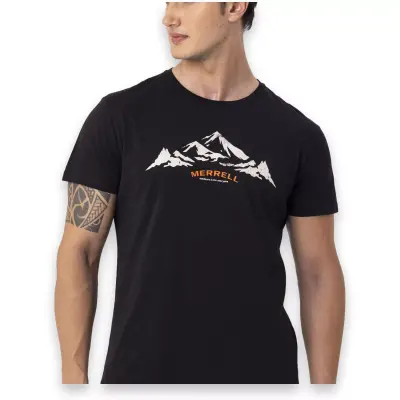 Merrell Taurus M Kısa Kollu Siyah Erkek T-Shirt - 1