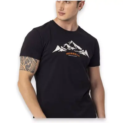 Merrell Taurus M Kısa Kollu Siyah Erkek T-Shirt - 4