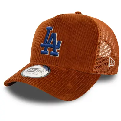 New Era Mlb Cord Trucker Losdod Cap Kahverengi Unisex Şapka - 1