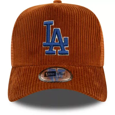 New Era Mlb Cord Trucker Losdod Cap Kahverengi Unisex Şapka - 2