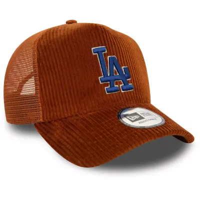 New Era Mlb Cord Trucker Losdod Cap Kahverengi Unisex Şapka - 3