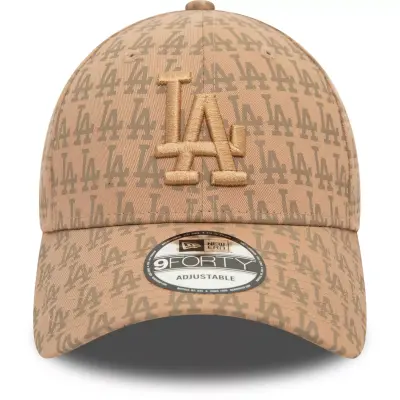 New Era Team Monogram 9Forty Losdod Cap Bej Unisex Şapka - 2