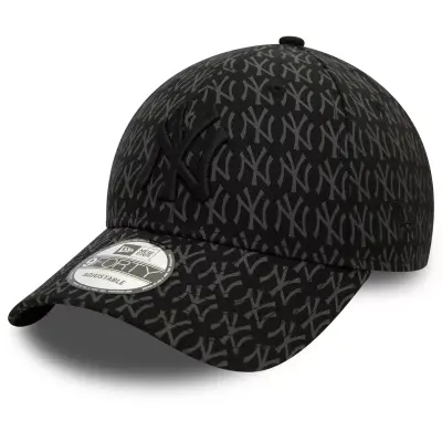 New Era Team Monogram 9Forty Neyyan Cap Siyah Unisex Şapka - 1