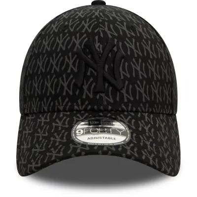 New Era Team Monogram 9Forty Neyyan Cap Siyah Unisex Şapka - 2