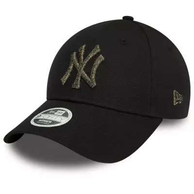 New Era Wmns Metallic Logo 9Forty Neyyan Cap Siyah Kadın Şapka - 1