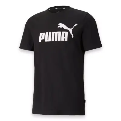 Puma 586666 Ess Logo Tee Siyah Erkek T-Shirt - 4