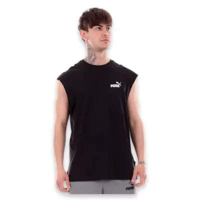 Puma 586738 Ess Sleeveless Tee Siyah Erkek T-Shirt - 1