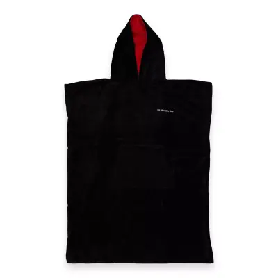 Quiksilver Aqyaa03233 Hoody Panço Siyah Erkek Plaj Havlusu - 1