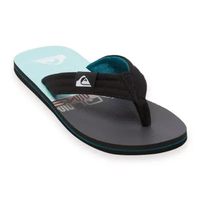 Quiksilver Aqyl101339M Molokai Layback Ii Siyah-Mavi Erkek Terlik 