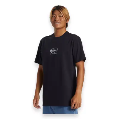 Quiksilver Aqyzt09545 Chrome Logo Ss Stn Siyah Erkek T-Shirt - 2