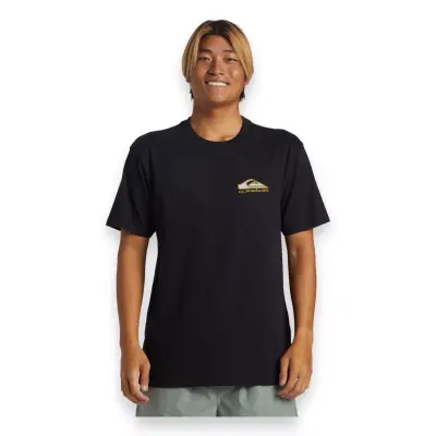 Quiksilver Aqyzt09563 Step Up Mor Siyah Erkek T-Shirt - 1