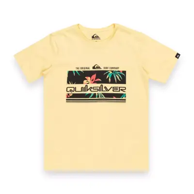 Quiksilver Eqbzt04725 Tropical Rainbow Youtht Sarı Çocuk T-Shirt 