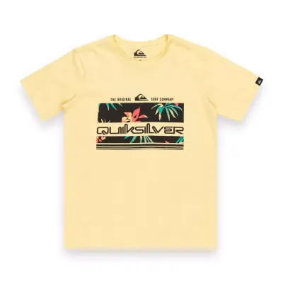 Quiksilver Eqbzt04725 Tropical Rainbow Youtht Sarı Çocuk T-Shirt - 3