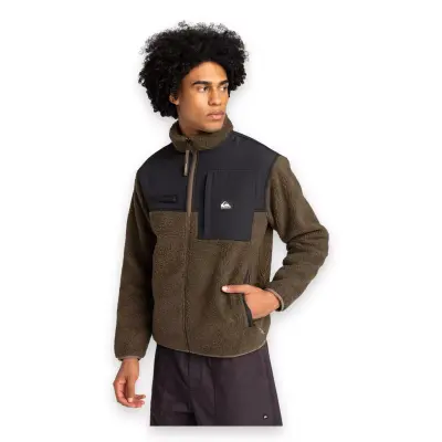 Quiksilver Eqyft04980 Shallow Water Fz Ceket Kahverengi Erkek Ceket - 1