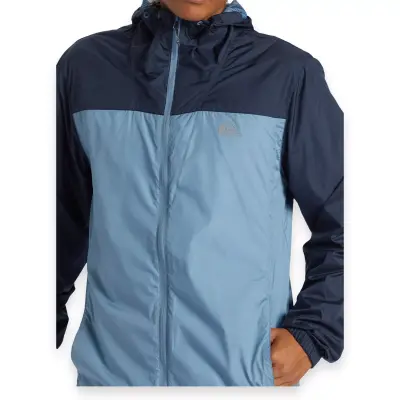 Quiksilver Eqyjk04030 Overcast Windbreaker Mavi Erkek Ceket - 2