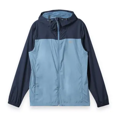 Quiksilver Eqyjk04030 Overcast Windbreaker Mavi Erkek Ceket - 4