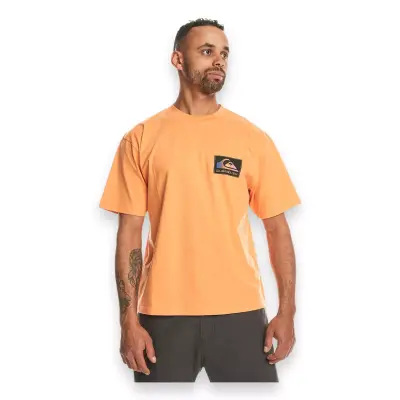 Quiksilver Eqyzt07605 Back Flash Ss Turuncu Erkek T-Shirt - 1