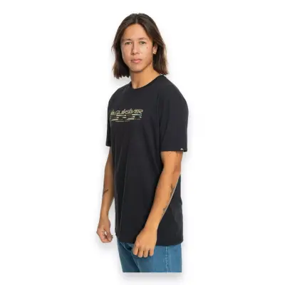 Quiksilver Eqyzt07664 Omni Fill Ss Siyah Erkek T-Shirt - 2