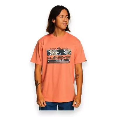 Quiksilver Eqyzt07679 Tropical Rainbow Ss Mercan Erkek T-Shirt - 1