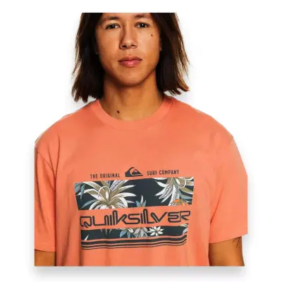 Quiksilver Eqyzt07679 Tropical Rainbow Ss Mercan Erkek T-Shirt - 2