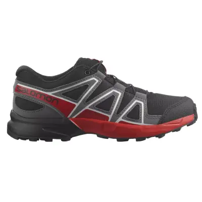 Salomon 404820 Speedcross J Siyah-Kırmızı Erkek Çocuk Ayakkabı - 2