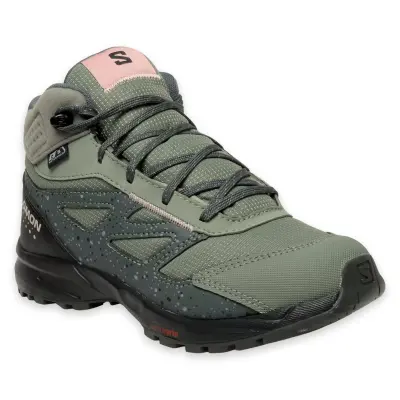 Salomon 472835 Outway Mid Cswp Junior Outdoor Haki Çocuk Bot - 1