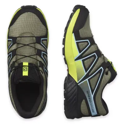 Salomon 474578 Speedcross Cswp J Outdoor Siyah-Sarı Çocuk Ayakkabı - 3