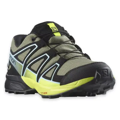 Salomon 474578 Speedcross Cswp J Outdoor Siyah-Sarı Kadın Ayakkabı 